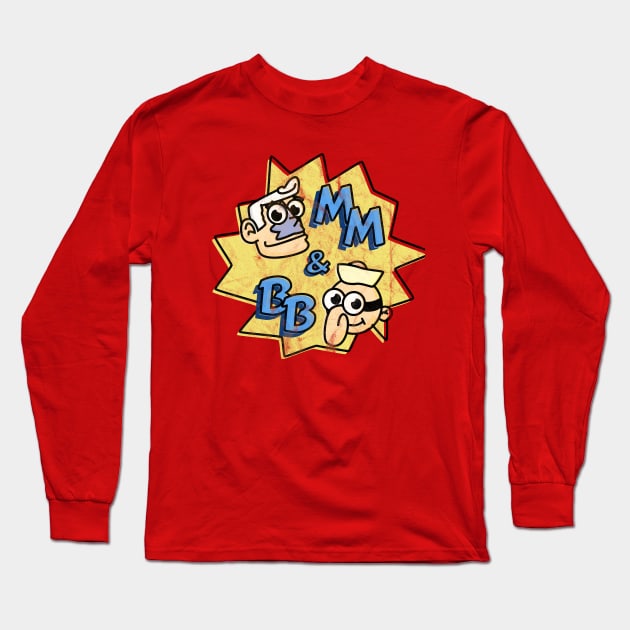 Mermaid Man and Barnacle Boy - old and washed Long Sleeve T-Shirt by tamir2503